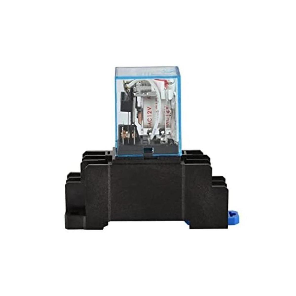 Baomain AC 12 V bobina alimentación del relé 10 A DPDT
