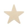 Estrella de madera de 4 pulgadas forma de estrella de_1