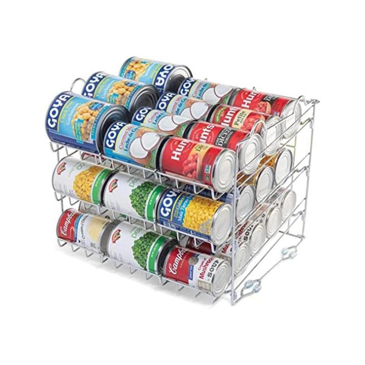 Saganizer organizador de latas cromado hasta 36 latas