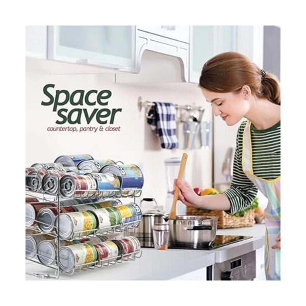 Saganizer organizador de latas cromado hasta 36 latas
