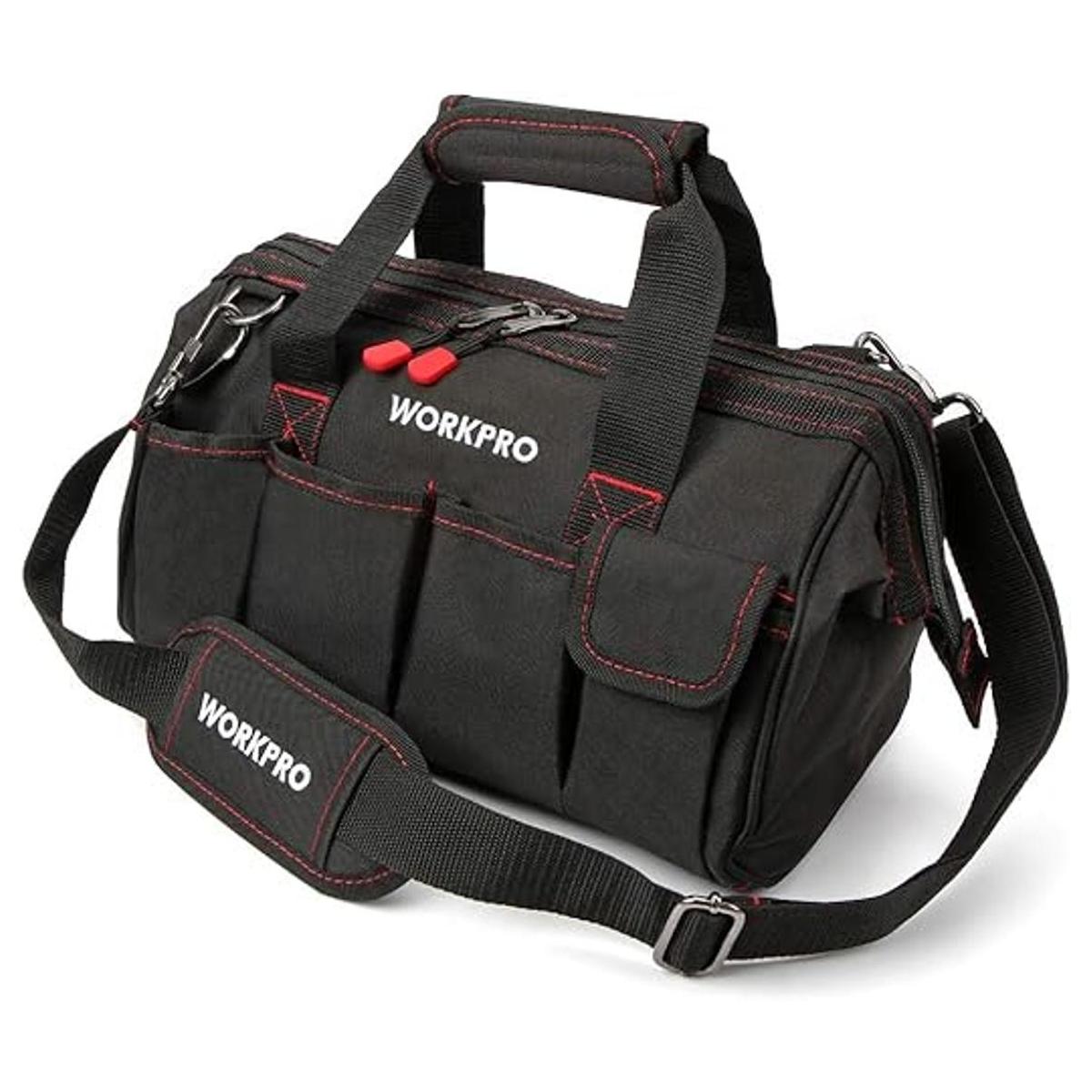 WORKPRO Bolsa de herramientas de 14 pulgadas organizador