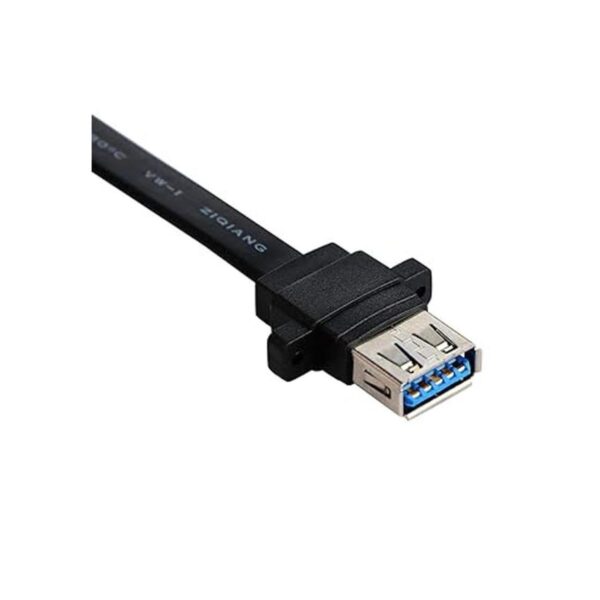 Toptekits Cable plano de 2 puertos USB 3.0 A hembra para_4