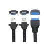 Toptekits Cable plano de 2 puertos USB 3.0 A hembra para_3