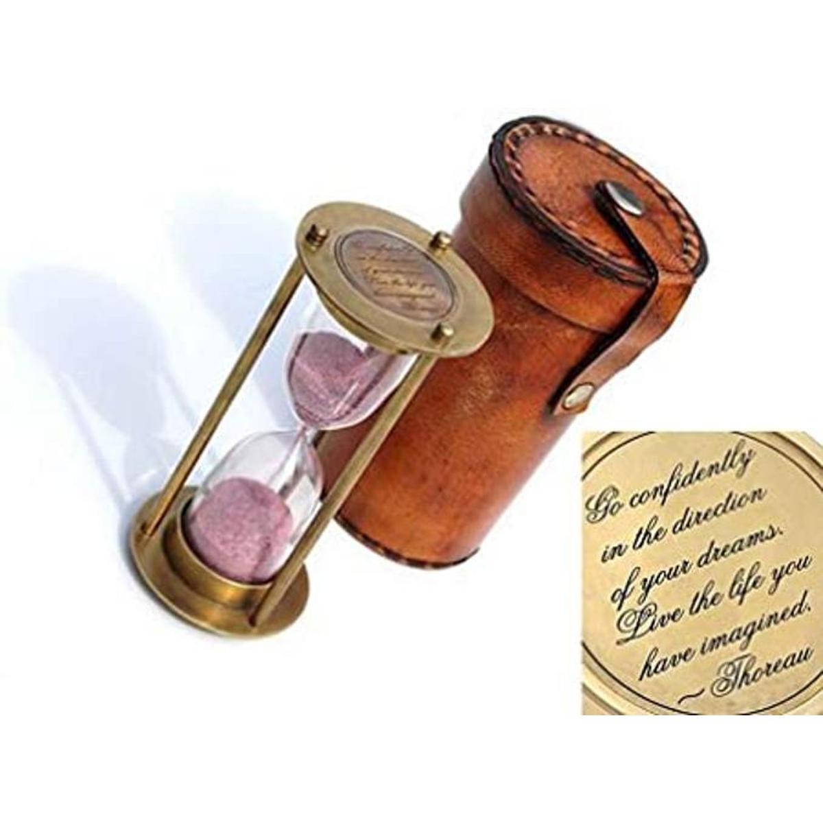 ROORKEE Instruments Reloj de arena náutico de latón reloj