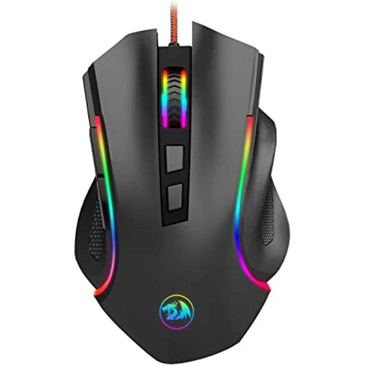 Redragon M602 RGB Ratón para juegos con cable RGB con