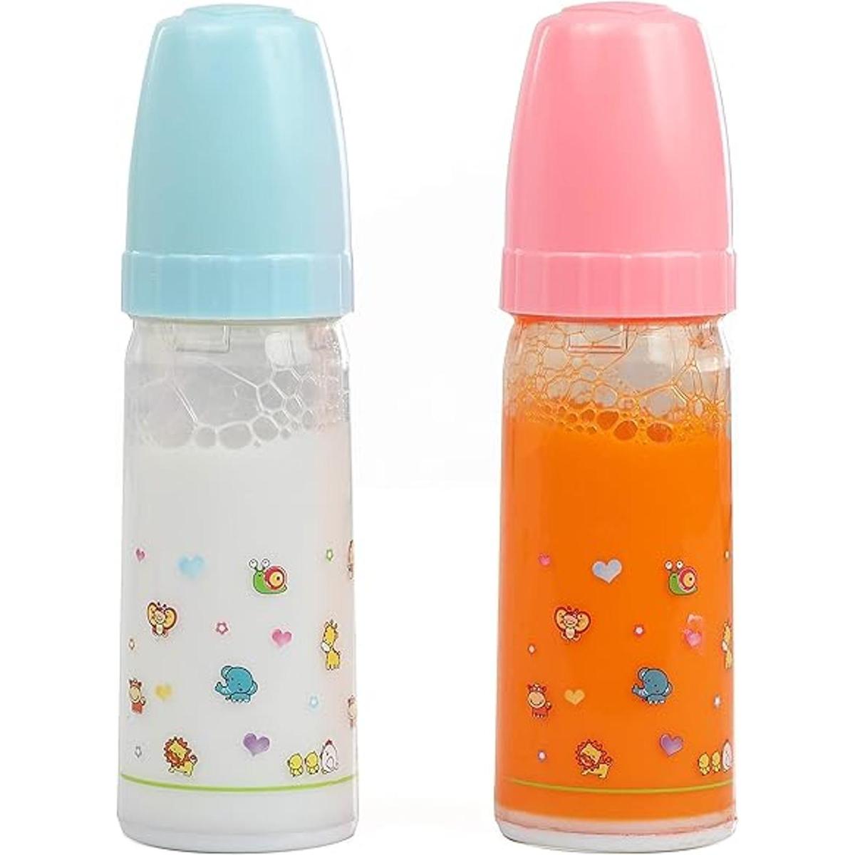 Biberones mágicos 2 botellas 1 de leche y otra de jugo