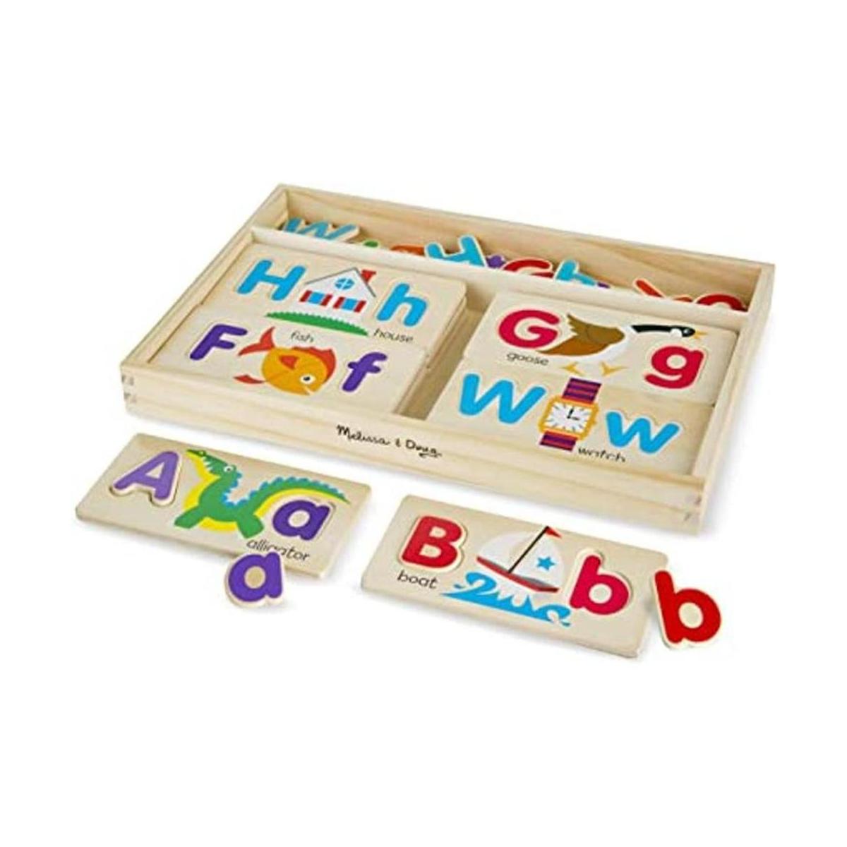 Tarjetas con imágenes del abecedario Melissa Doug