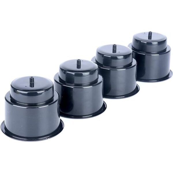 Amarinemade Juego de 4 soportes plásticos retráctiles_4