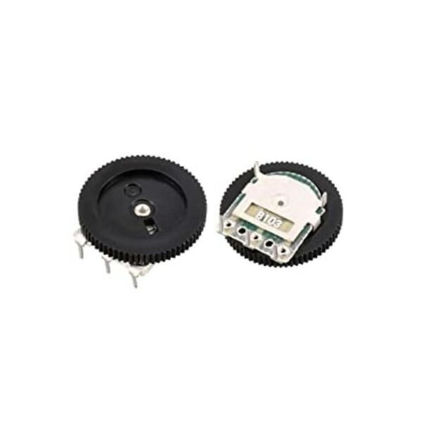 Uxcell B103 10 K Ohm 5Pin Dual Lineal Dial Rueda_1