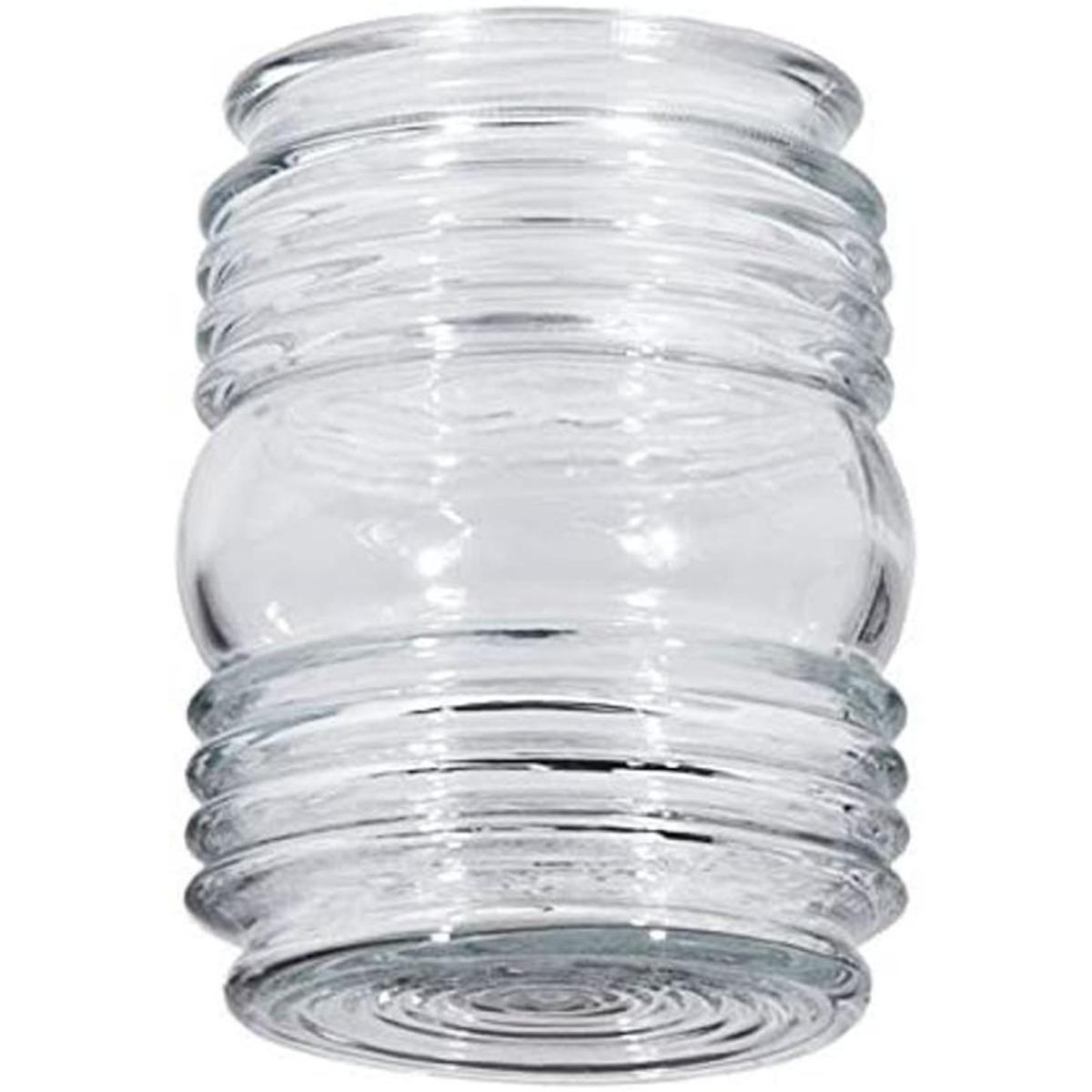 BP Lamp Pantalla de vidrio transparente retro de 4.4 in