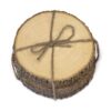 Lipper International Juego de 4 posavasos con corteza de_2