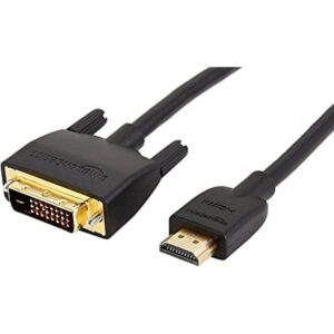 Cable adaptador HDMI a DVI negro 3 pies paquete de 1_1