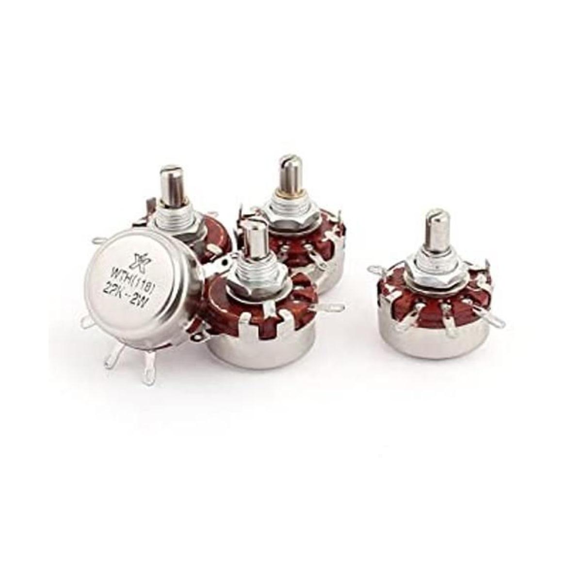 Uxcell 5pcs 22 K Ohm 2 W resistencia variable Wirewound