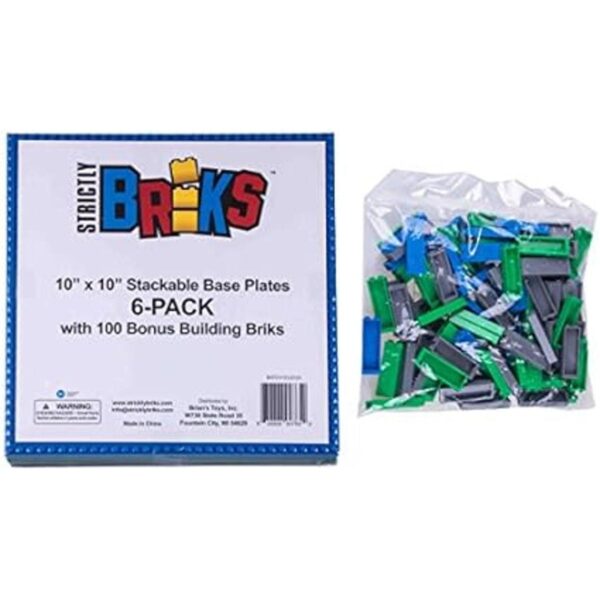 Strictly Briks Placas base clásicas de 10 x 10 pulgadas_3