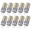 Rayhoo Juego de 10 unidades 48 focos de led de base G4_1