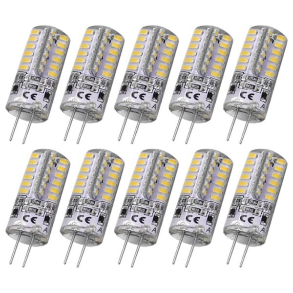 Rayhoo Juego de 10 unidades 48 focos de led de base G4_1