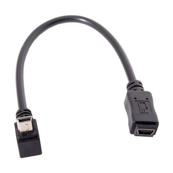 CY 2pcs GPS Mini USB 5P 90 grados arriba abajo ángulo_4