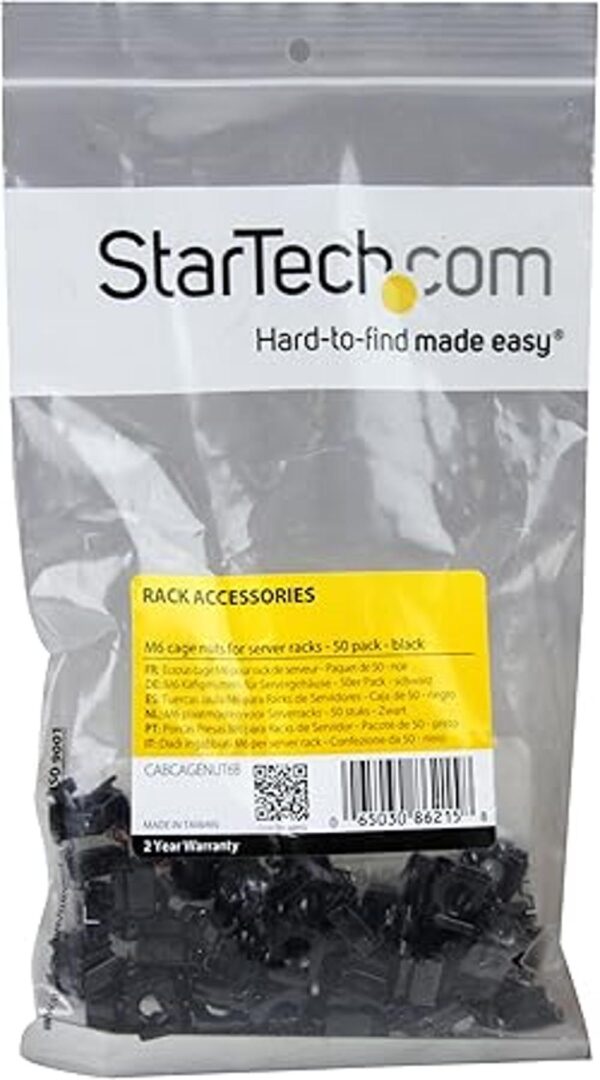StarTech.com Tornillos de montaje y tuercas enjauladas_2