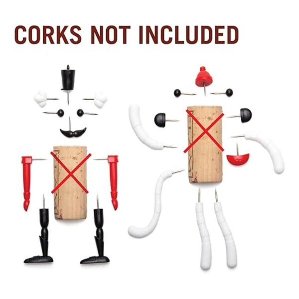 Corkers Classic Toys Accesorios de vino regalo novedoso
