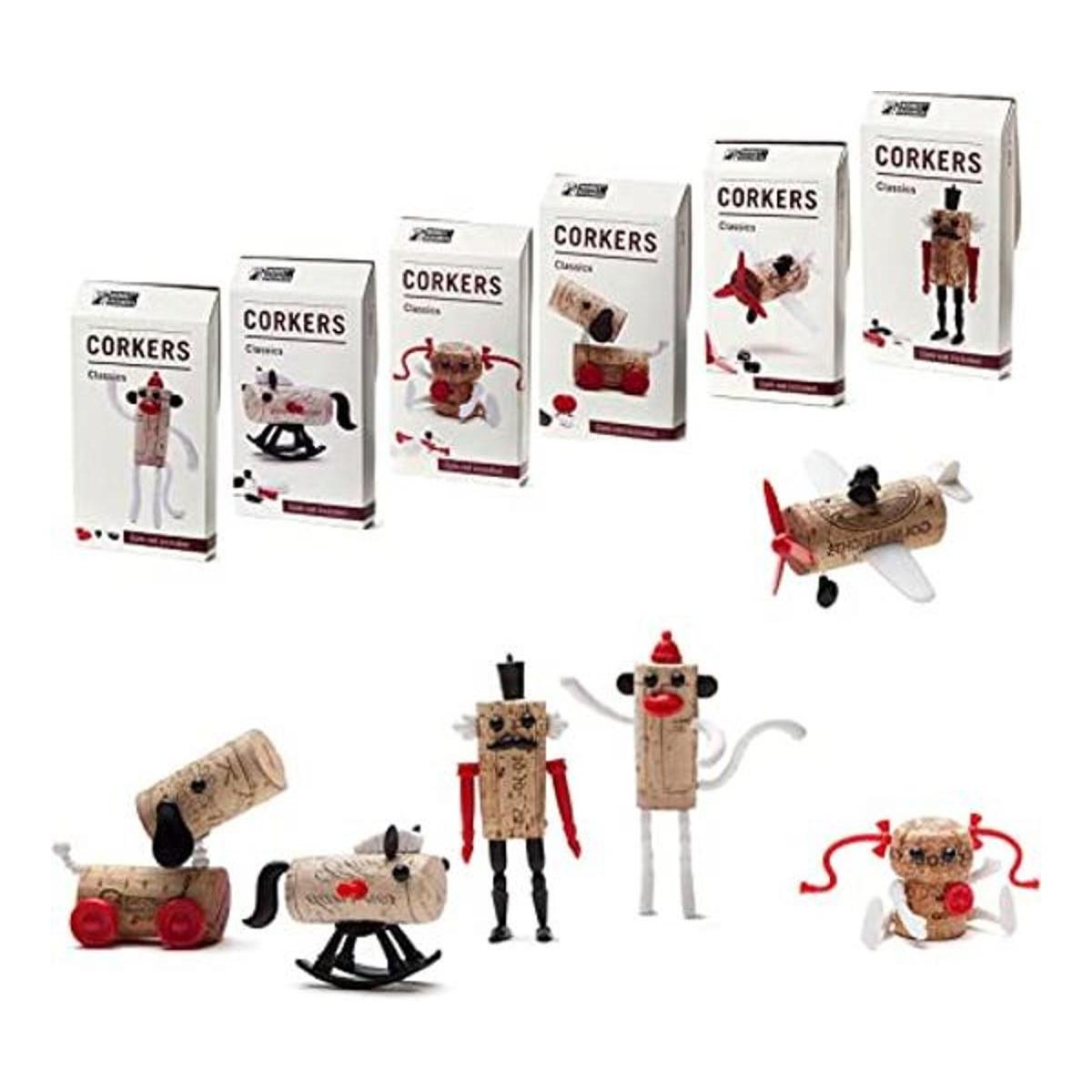Corkers Classic Toys Accesorios de vino regalo novedoso