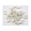 Pack de 50pcs 10 mm White Pearl Bead Cap Media Bola Dome_3