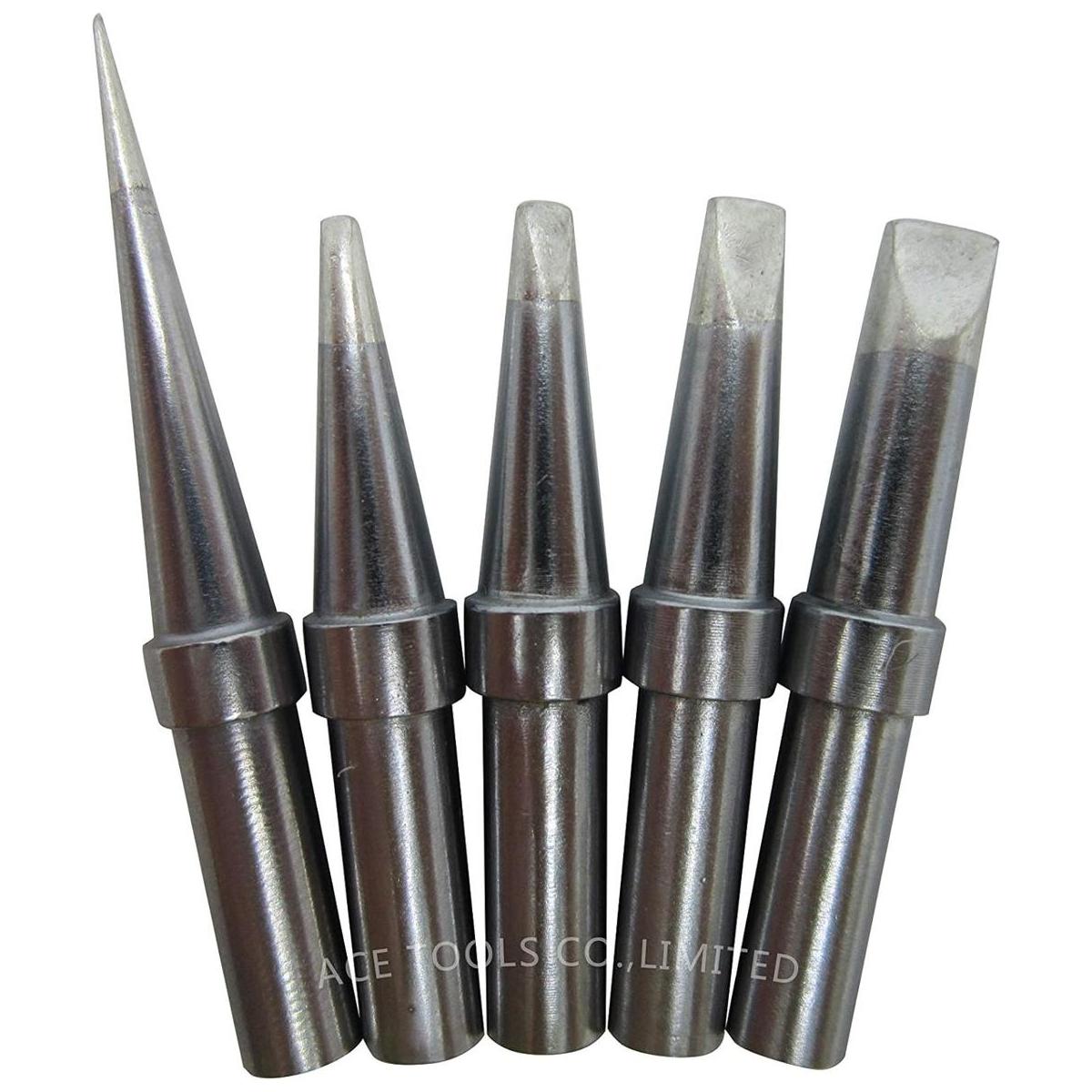 5 piezas china Made Soldering Iron Tip marca Ace