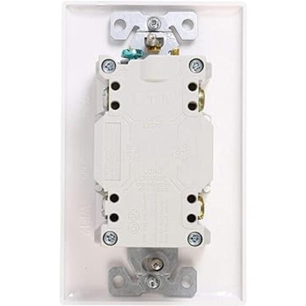 Eaton GFCI autoensayo 20 A 125 V Blanco Face recipiente_3