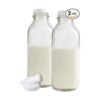 The Dairy Shoppe botella de leche de vidrio de 1 cuarto de_1