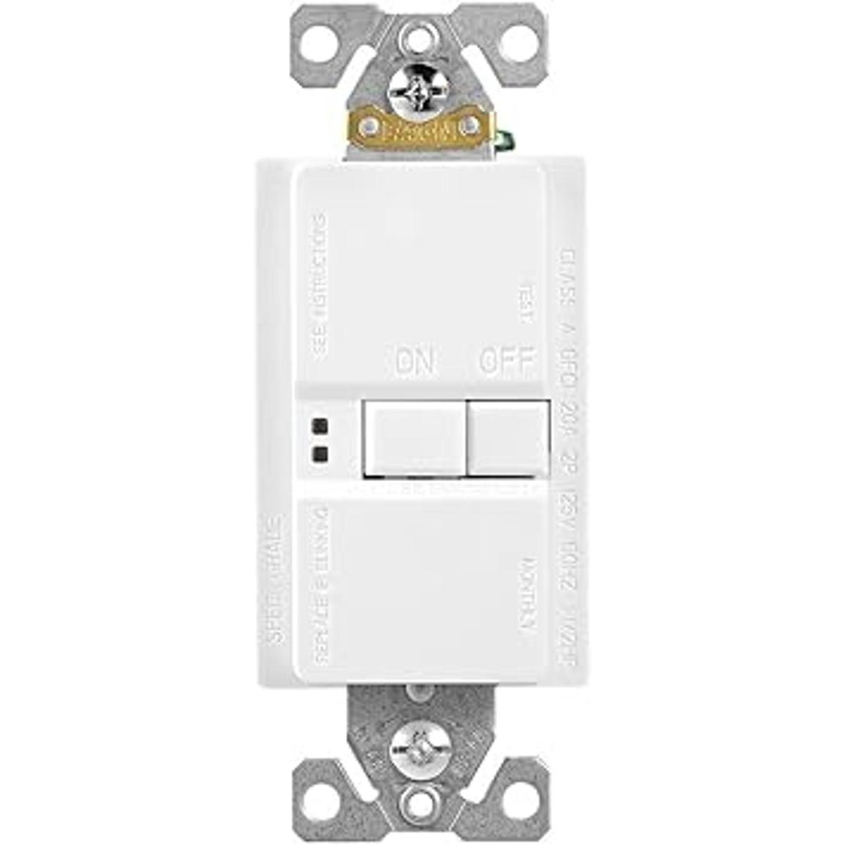 Eaton GFCI autoensayo 20 A 125 V Blanco Face recipiente