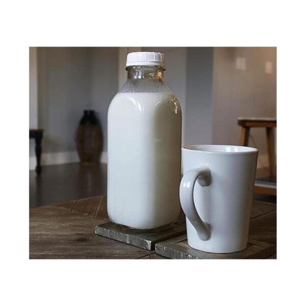 The Dairy Shoppe botella de leche de vidrio de 1 cuarto de_6