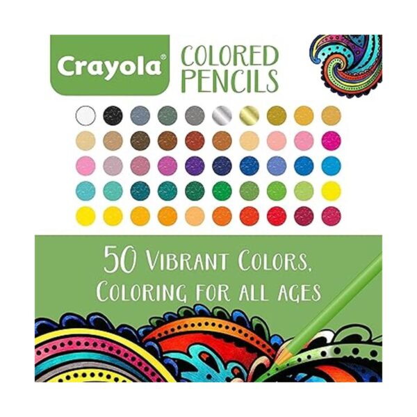 Crayola Lápices de colores 50 unidades colores_3