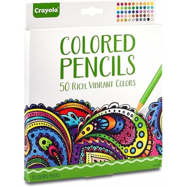 Crayola Lápices de colores 50 unidades colores_4