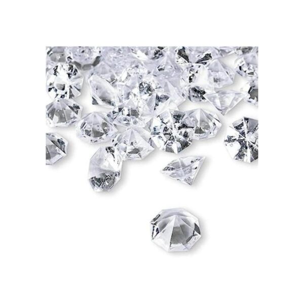 Diamantes acrílicos transparentes de 25 quilates_1