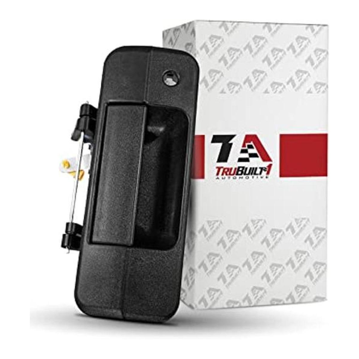 T1A Manija de puerta trasera con textura negra sin