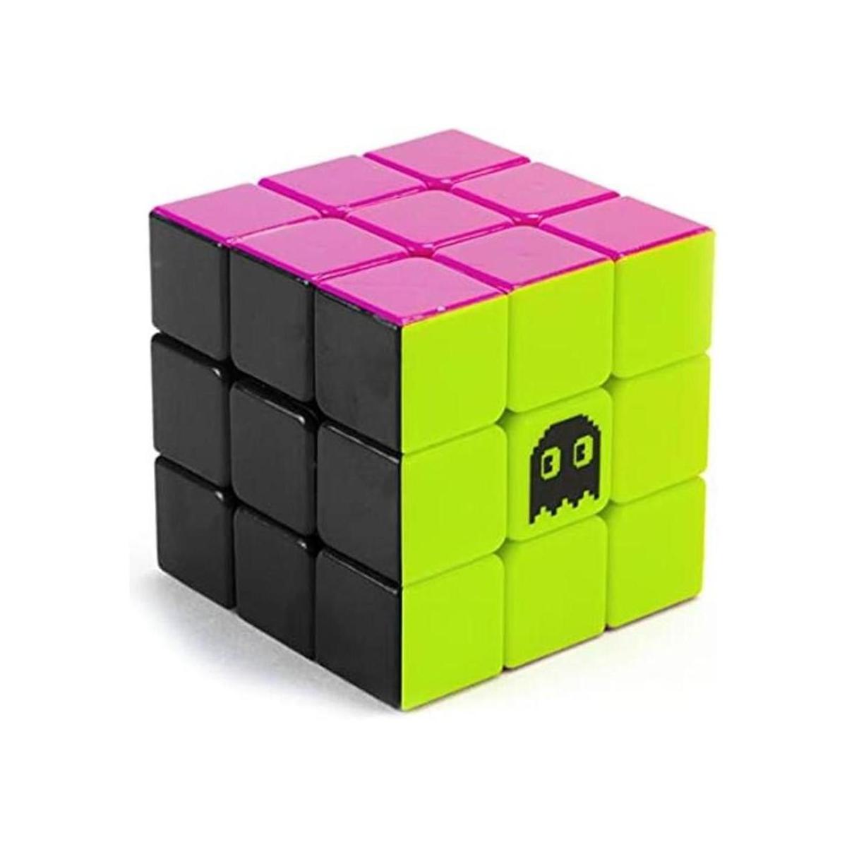 Cubo de Rubik Stickerless de neón modelo de los 80 de 3 x