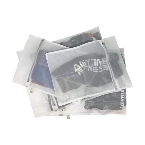 HUJI Juego de 4 bolsas de ropa interior con cremallera