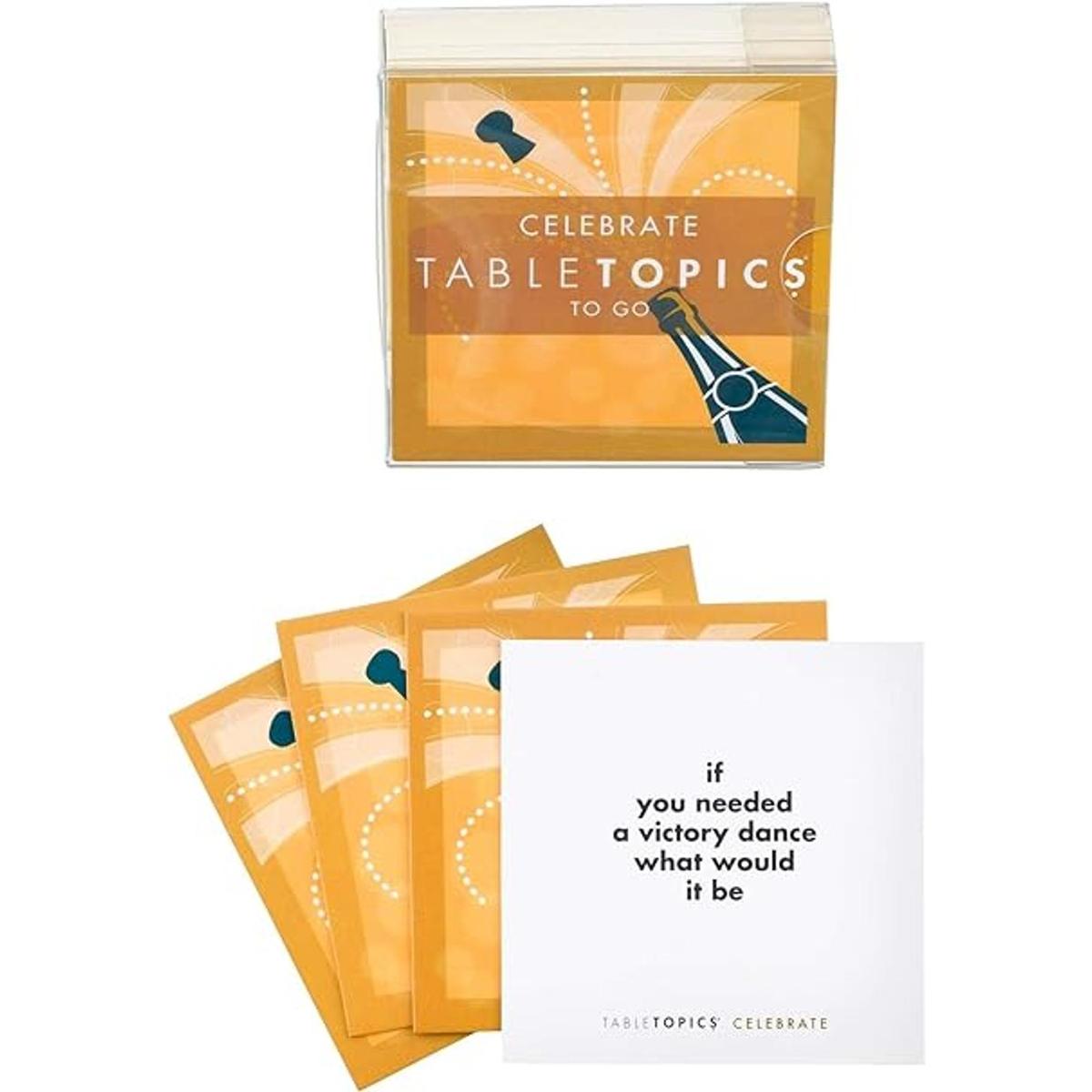 TableTopics to GO Celebrate 40 tarjetas de conversación