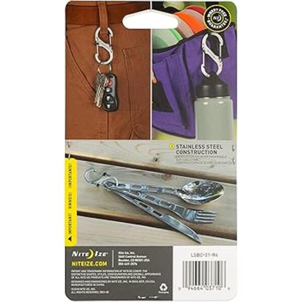 Nite Ize LSBC01R6 SBiner SlideLock Mosquetón de doble