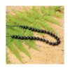 Karelian Heritage Shungite Juego de 50 cuentas redondas