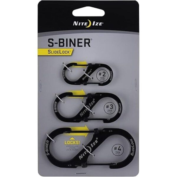 Nite Ize LSBC01R6 SBiner SlideLock Mosquetón de doble