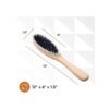 Superio Cepillo para ropa de cerdas resistentes mango de_2