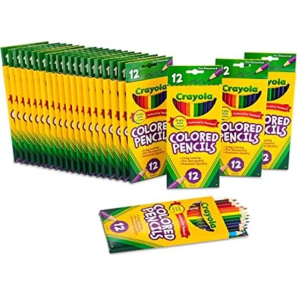 Crayola Lápices de colores a granel preafilados 12_1