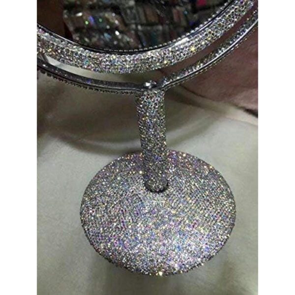 TISHAA Espejo de tocador de maquillaje brillante Soporte