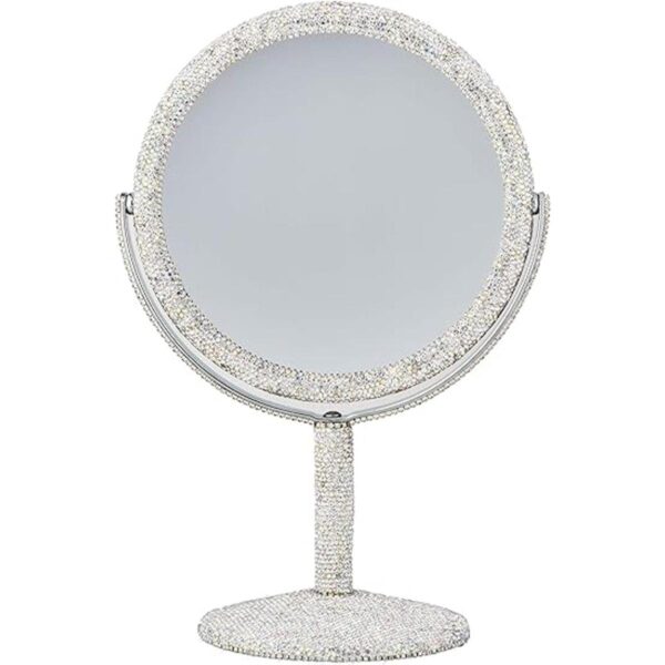 TISHAA Espejo de tocador de maquillaje brillante Soporte