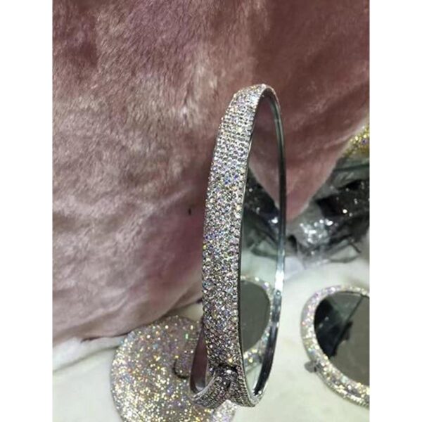 TISHAA Espejo de tocador de maquillaje brillante Soporte