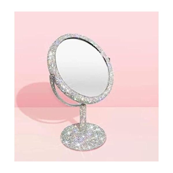 TISHAA Espejo de tocador de maquillaje brillante Soporte