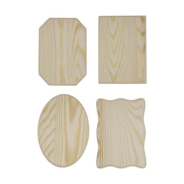 Creative Hobbies Placas de madera sin terminar 6.5 x 4.5_1