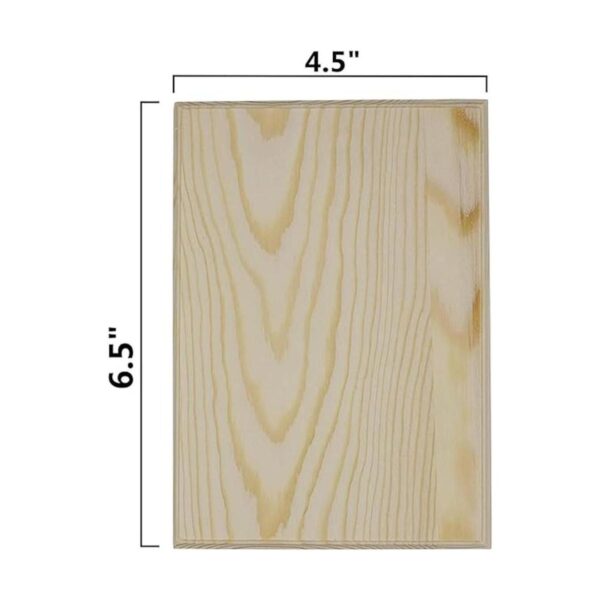Creative Hobbies Placas de madera sin terminar 6.5 x 4.5_2