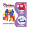 Playmags Juego de azulejos coloridos de 38 piezas_4