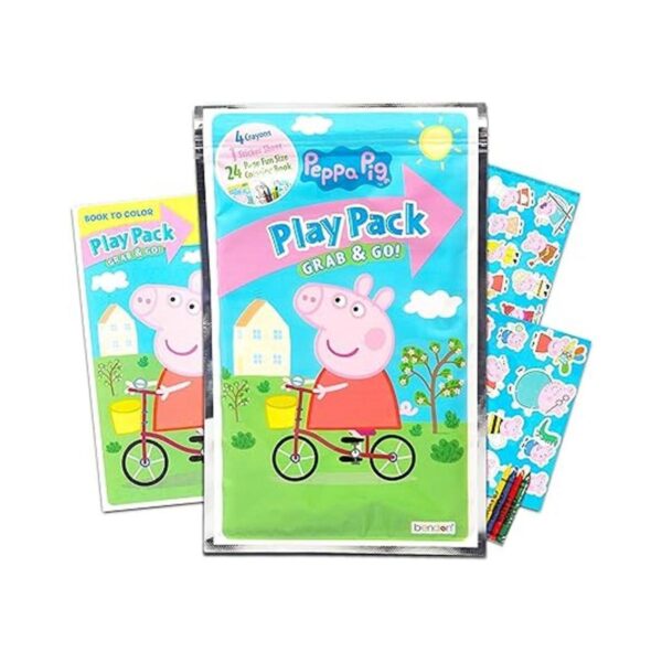 Peppa Pig Paquete para colorear recuerdos de fiesta con_3